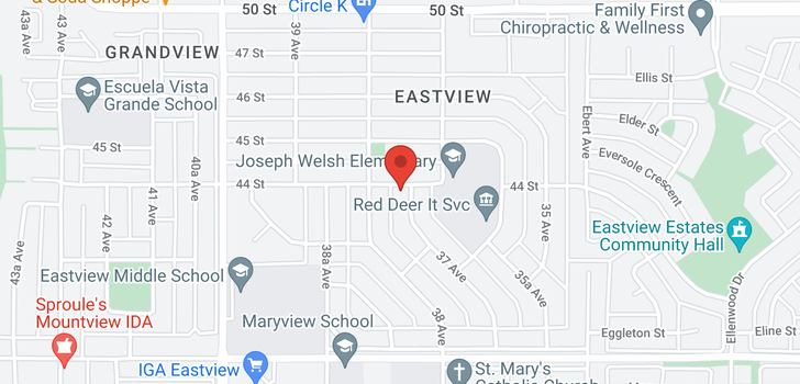 map of 4134 37 Avenue